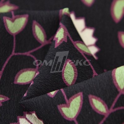 Плательная ткань "Фламенко" 10.1, 80 гр/м2, шир.150 см, принт растительный - купить в Гатчине. Цена 241.49 руб.