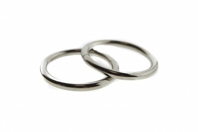 Кольцо металлическое d-32 мм, цв.-никель - купить в Гатчине. Цена: 3.57 руб.