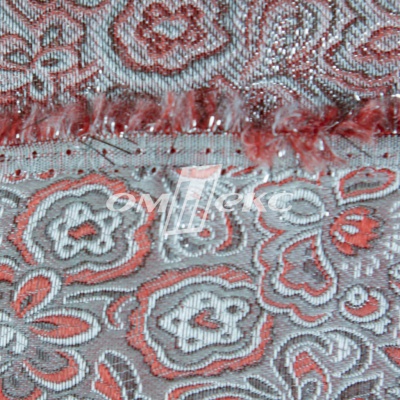 Ткань костюмная жаккард, 135 гр/м2, шир.150см, цвет красный№12 - купить в Гатчине. Цена 441.92 руб.