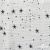 Ткань Муслин принт, 100% хлопок, 125 гр/м2, шир. 140 см, #2308 цв. 9 белый морская звезда - купить в Гатчине. Цена 413.11 руб.