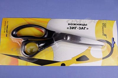 Ножницы ЗИГ-ЗАГ "MAXWELL" 230 мм - купить в Гатчине. Цена: 1 041.25 руб.
