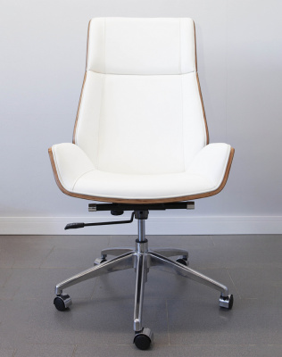 Кресло из натуральной кожи, каркас дерево арт. FX-BC06 - купить в Гатчине. Цена 34 820.52 руб.