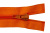Спиральная молния Т5 849, 75 см, автомат, цвет оранжевый - купить в Гатчине. Цена: 16.28 руб.