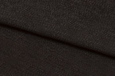 Ткань джинсовая №96, 160 гр/м2, шир.148см, цвет чёрный - купить в Гатчине. Цена 350.42 руб.