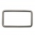 Рамка металлическая прямоугольная, 40 х 15 мм- тём.никель - купить в Гатчине. Цена: 4.60 руб.