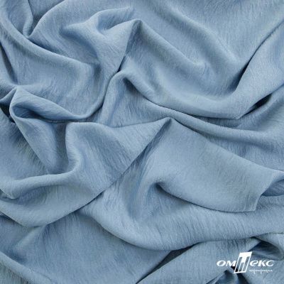 Ткань плательная Муар, 100% полиэстер,165 (+/-5) гр/м2, шир. 150 см, цв. Серо-голубой - купить в Гатчине. Цена 215.65 руб.