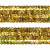 Тесьма с пайетками D16, шир. 20 мм/уп. 25+/-1 м, цвет золото - купить в Гатчине. Цена: 778.19 руб.