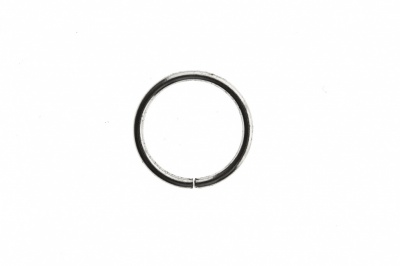 Кольцо металлическое d-15 мм, цв.-никель - купить в Гатчине. Цена: 2.45 руб.