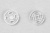 Кнопки пришивные пластиковые 11,5 мм, блистер 24шт, цв.-прозрачные - купить в Гатчине. Цена: 59.44 руб.