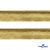 Кант атласный 136, шир. 12 мм (в упак. 65,8 м), цвет золото - купить в Гатчине. Цена: 433.08 руб.