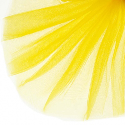 Фатин блестящий 16-70, 12 гр/м2, шир.300см, цвет жёлтый - купить в Гатчине. Цена 109.72 руб.