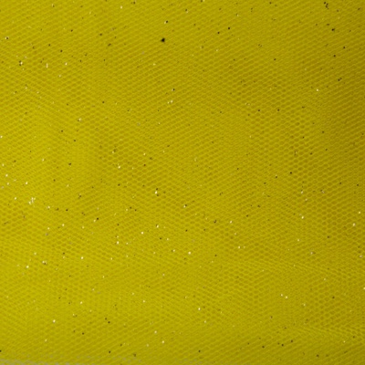Сетка Глиттер, 24 г/м2, шир.145 см., желтый - купить в Гатчине. Цена 117.24 руб.